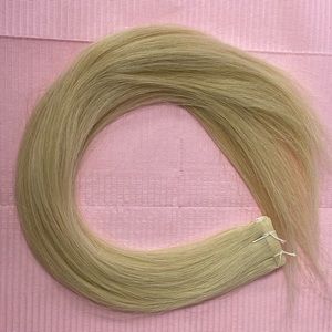 Light Ash Blonde #12.1 Tape In Hair Extensions 22”